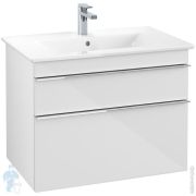Тумба под раковину Villeroy & Boch VENTICELLO A925 01 DH (753х590х502) 2 ящ., белый, ручки хром