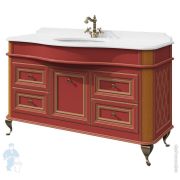Тумба под раковину Caprigo Виво 135 rosso noce 1350х902х587 под столешницу 10516-В018