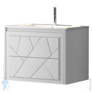 Тумба с раковиной Opadiris Луиджи 70 (710х510х510) подвесная, белый матовый 00-00005952+050200-u-01