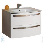 Тумба под умывальник Cezares COMFORT (74x51x55) подвесная, 2 ящика 54356 Bianco Lucido