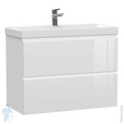 Тумба под раковину подвесная Cersanit MODUO 80 для MODUO SLIM 80 (570х776х375 мм.) арт. 64126 (SB-SZ-MOD-MO80Sl/Wh)