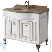 Тумба под умывальник Caprigo Фреско 100 bianco oro caldo 994х922х613 под столешницу 10623-B017