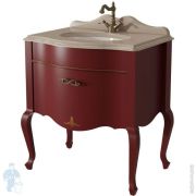 Тумба под раковину Caprigo Бурже 80 rossa vino 800х985х593 под столешницу 11021-019
