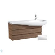 Умывальник мебельный BelBagno (1200х455х145) искусственный мрамор, белый BB1200/455-LV-MR-ALR