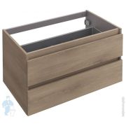 Раковина Aquaton Нео 55 1WH302185 550х170х450 мм, перелив, отверстие под смеситель, белая керамика