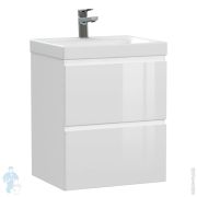 Раковина для тумбы Caprigo Бурже 140 двойная (1350x460x150) стекл.с бортиком, серебро OW15-11017-(S)