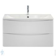 Тумба под раковину BelBagno ACQUA (1000х450х500) подвесная, Bianco Lucido ACQUA-1000-2C-SO-BL