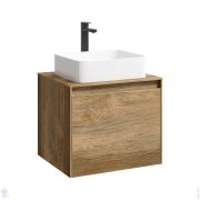 Умывальник мебельный Belbagno (1200х455х145) иск. мрамор, черный матовый BB1200/455-LV-ART-ALR-NERO