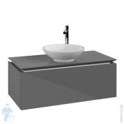 Раковина из искусственного мрамора Cezares (141x49x14) Bianco opaco 50265
