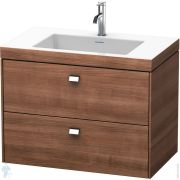 Раковина для тумбы Caprigo Бурже 90 (940х460х15) стеклянная с бортиком, золото OW15-11013-(G)