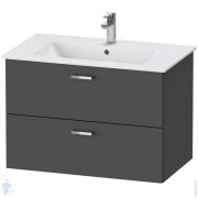 Умывальник DURAVIT ME by Starck 830х490 отверстие под смеситель, перелив, белый матовый 2336833200