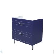 Тумба под умывальник IDDIS Oxford 800х455х810 напольная, 2 ящика, синий OXF80N0i95