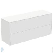 Тумба под раковину Ideal Standard CONCA 1200x373x550 2 ящ внешних, белый, со столешницей T4330Y1