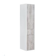 Пенал Roca Ronda (320х1390х333) подвесной, правый, бетон/белый матовый ZRU9303006