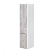 Пенал Roca Ronda (320х1390х333) подвесной, левый, бетон/белый матовый ZRU9303005
