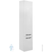 Шкаф-колонна AQUATON Ария 1A134403AA010 340x299x1623 подвесная с бельевой корзиной, белый глянец
