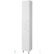Шкаф-колонна AQUATON Минима М 1A132203MN01L 323x323x1920 лев.,напольный, 2 ящ., 2 дв., белый глянец