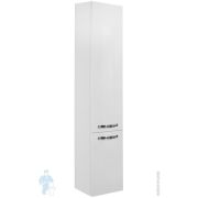 Шкаф-колонна AQUATON Ария М 1A124403AA010 340x316x1709 подвесная с бельевой корзиной, белый глянец