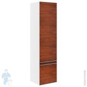Пенал подвесной RAVAK Clear 400 R (400х350х1550) правый, вишня/белый X000000764