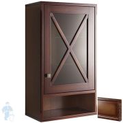Шкаф с нишей Caprigo Наполи noce scuro 450х806х260 правый 11293R-В039