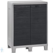 Шкаф уличный (тумба) TOOMAX WOODY'S XL (2 полки), 2хдверный глубокий, антрацит 075