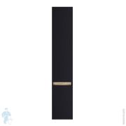 Шкаф-колонна AM.PM X-Joy подвесной, правый, 30 см, черный матовый M85ACHR0306BM