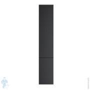 Шкаф-колонна AM.PM Gem, подвесной, правый, 30 см, двери push-to-open, черный мат. M90CHR0306BM