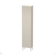 Пенал Duravit L-Cube 400х1760х243 подвесной, 4 полки, петли справа, цвет: тауп матовый LC1170R9191