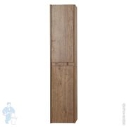 Пенал подвесной BelBagno KRAFT 1600х330х300 левый, 2 распашные дверцы, Rovere Tabacco