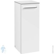 Пенал Villeroy & Boch Avento (350х892х370) петли слева, 1 дверца, белое стекло A89500B4