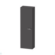 Пенал Duravit XBase 400х1320х238 петли слева, 4 полки, графит матовый XB1143L4949
