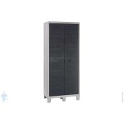 Шкаф уличный TOOMAX WOODY'S XL (1+2 полки), 2хдверный глубокий, антрацит 076