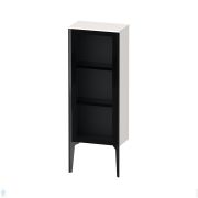Шкаф напольный Duravit XViu 400х890х240 петли слева, стекло мат./белый глянец/черный XV1360LB222