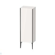 Шкаф напольный Duravit XViu 500х1330х360 петли слева, белый глянец/черный XV1326LB222