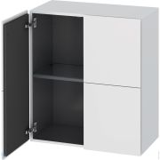 Шкаф Duravit L-Cube 700х800х363 подвесной, 1 полка, белый матовый LC117701818