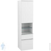 Пенал подвесной Villeroy & Boch VENTICELLO A952 01 MS (404х372х1546) 2 ящика, бел.матов., ручки хром