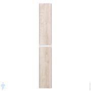 Пенал Dreja Slim 30 (300х250х1900) подвесн/наполь,2 дв,4 глянц.полки,белый глян/дуб кантр 99.0504