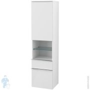 Пенал подвесной Villeroy & Boch VENTICELLO A952 11 DH (404х372х1546) 2 ящика, белый, ручки хром