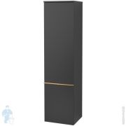 Пенал подвесной Villeroy & Boch VENTICELLO A951 15 PD (404х372х1546) 2 ящика, черный, ручки медь