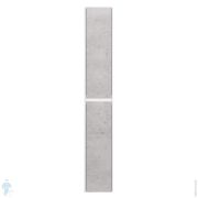 Пенал Dreja Slim 30 (300х250х1900) подвесн/наполь,2 дв,4 глянц.полки,белый глян/бетон 99.0505