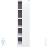 Шкаф-колонна COMFORTY Милан-40 (400х1600х320) подвесной, белый глянец 00004136467