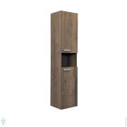 Шкаф-колонна COMFORTY Никосия-35 (350х1600х320) подвесной, дуб темный 00-00009554