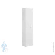 Шкаф-колонна AQUATON Оливия 1A254603OL010 1600х400х250 подвесной, универсальный, белый матовый