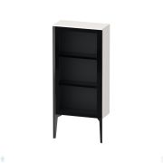 Шкаф напольный Duravit XViu 500х890х240 петли слева, стекло мат./белый глянец/черный XV1361LB222