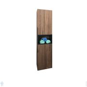 Шкаф-колонна COMFORTY Штутгарт-40 (400х1600х320) подвесной, дуб темно-коричневый 00004151544