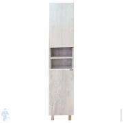 Шкаф-колонна COMFORTY Верона-35 (350х1600х320) подвесной, дуб белый00004137140