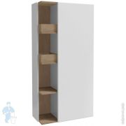 Пенал Jacob Delafon TERRACE (75х35х150) подвесной, левый, белый блестящий лак EB1741DRU-G1C