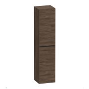 Пенал Duravit D-Neo 400х1760х240 подвесной, 1 дв.,5 полок, петли справа, темный орех DE1328R04210000