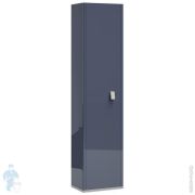 Пенал Diamante Diaspro DIAARM 1 CR Brash SX 1700х400х300 подвесной, левый, Petrol глянец/хром мат