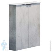 Шкаф COMFORTY Моно-60 (600х710х160) подвесн.,со столешницей,бетон светлый 00-00014968